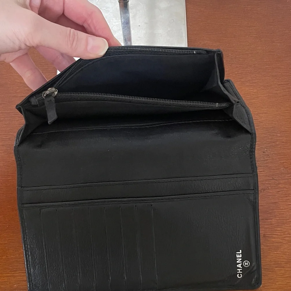 Chanel Black Leather Womens Camilla Wallet - Picture 5 of 12